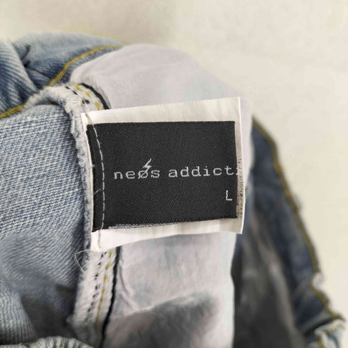 ネオス NEOS ADDICTIVE DESIGN ワイドイージーデニムパンツ メンズ  L